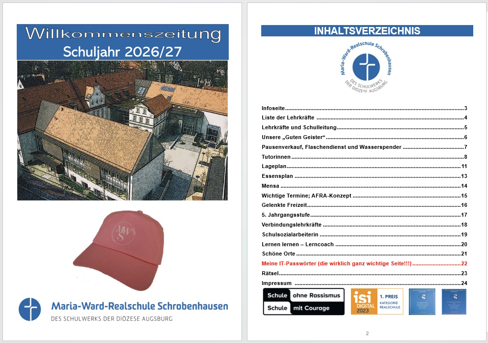 Willkommenszeitung 2026/26
